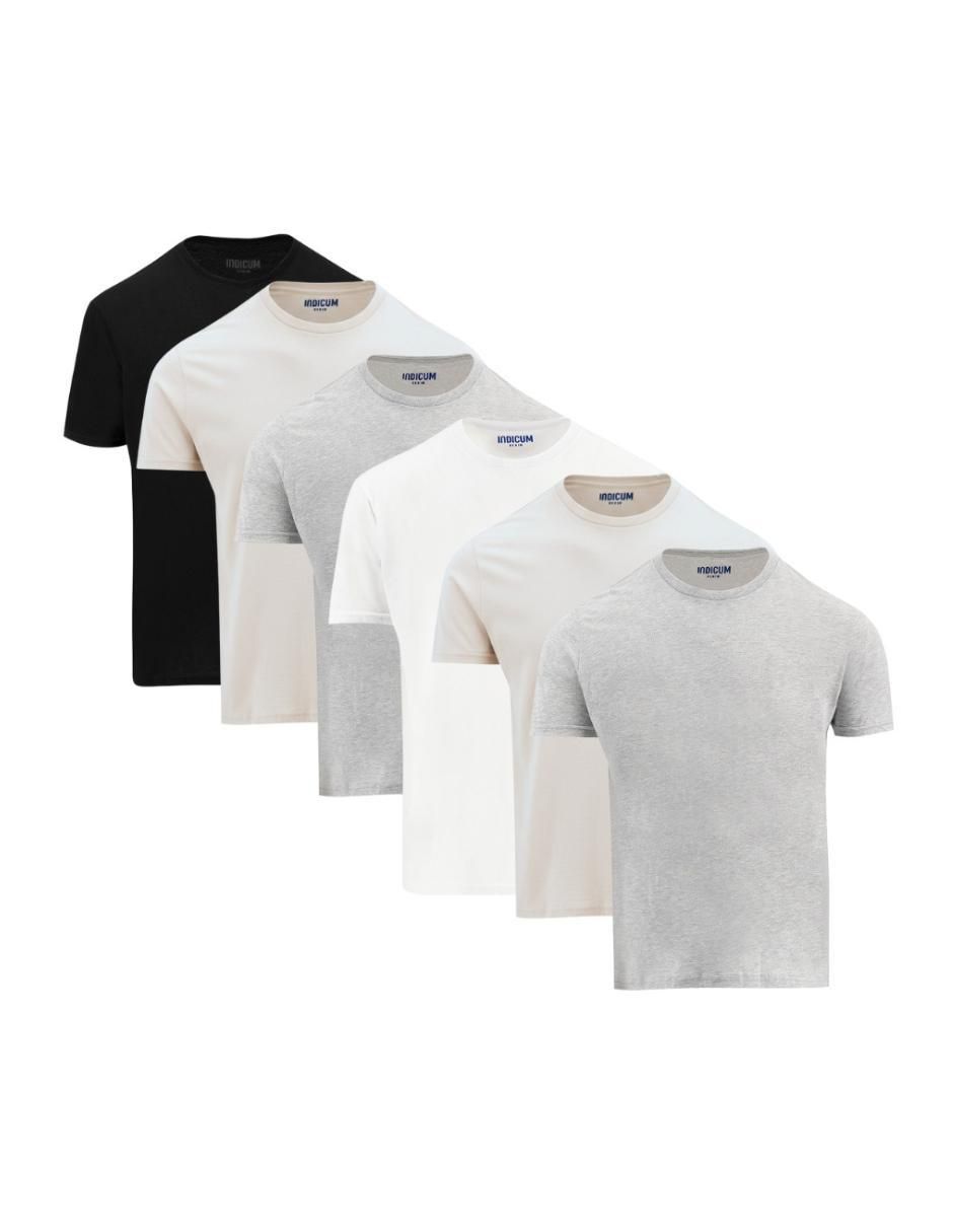 Set playera manga corta cuello redondo mujer Set playera manga corta cuello redondo mujer