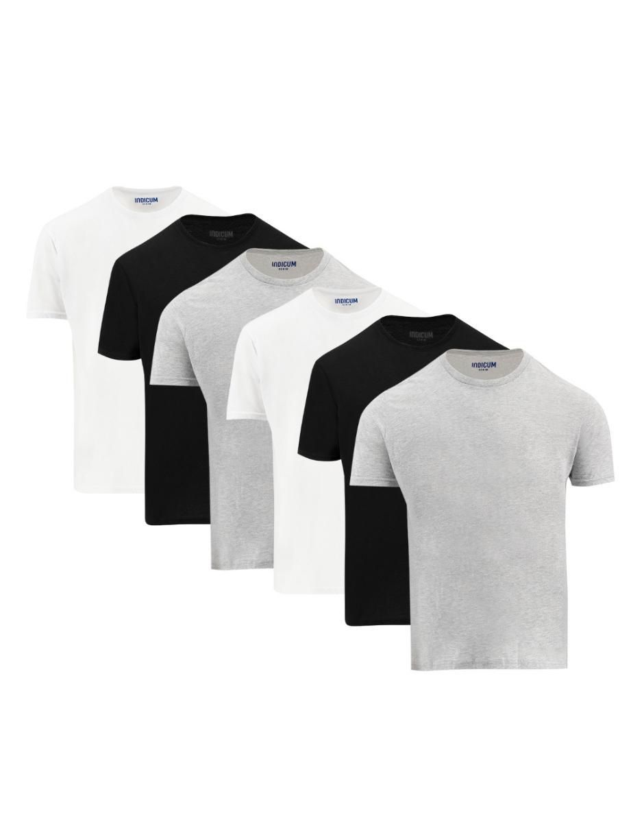 Set playera manga corta cuello redondo para mujer