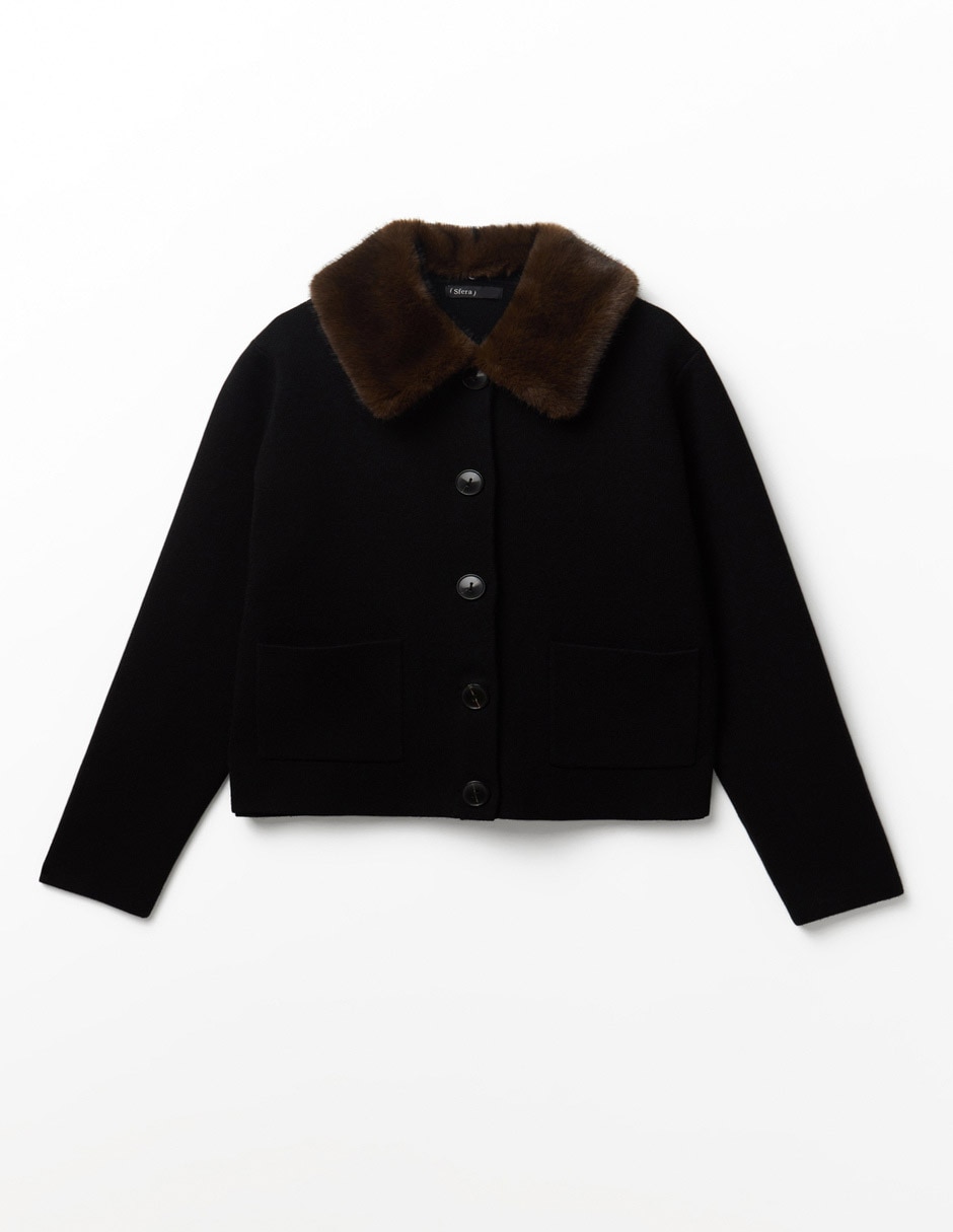 Suéter cuello camisero para mujer 2
