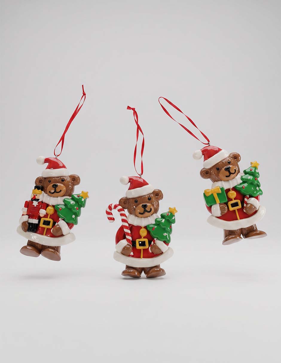 Set de ornamentos oso