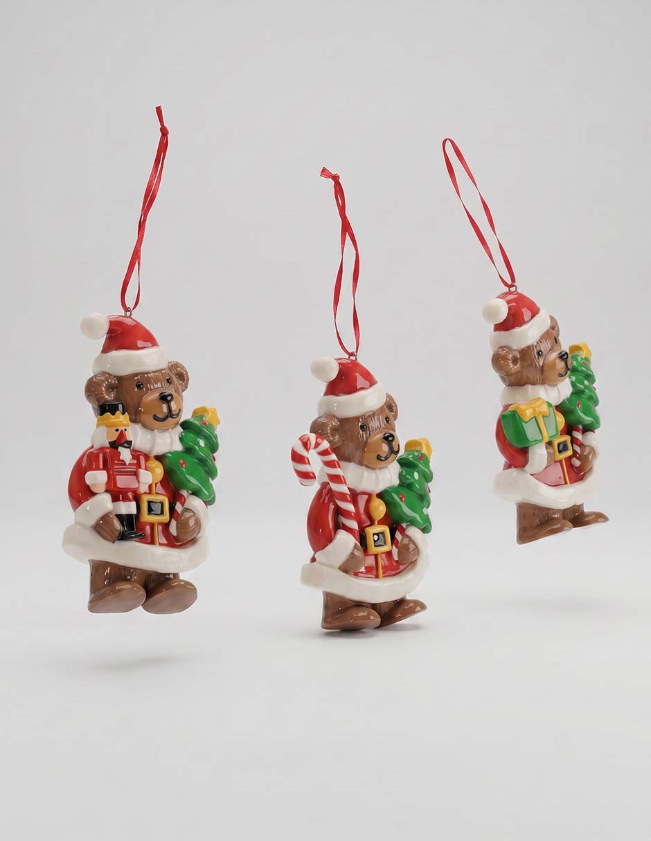 Set de ornamentos oso 3