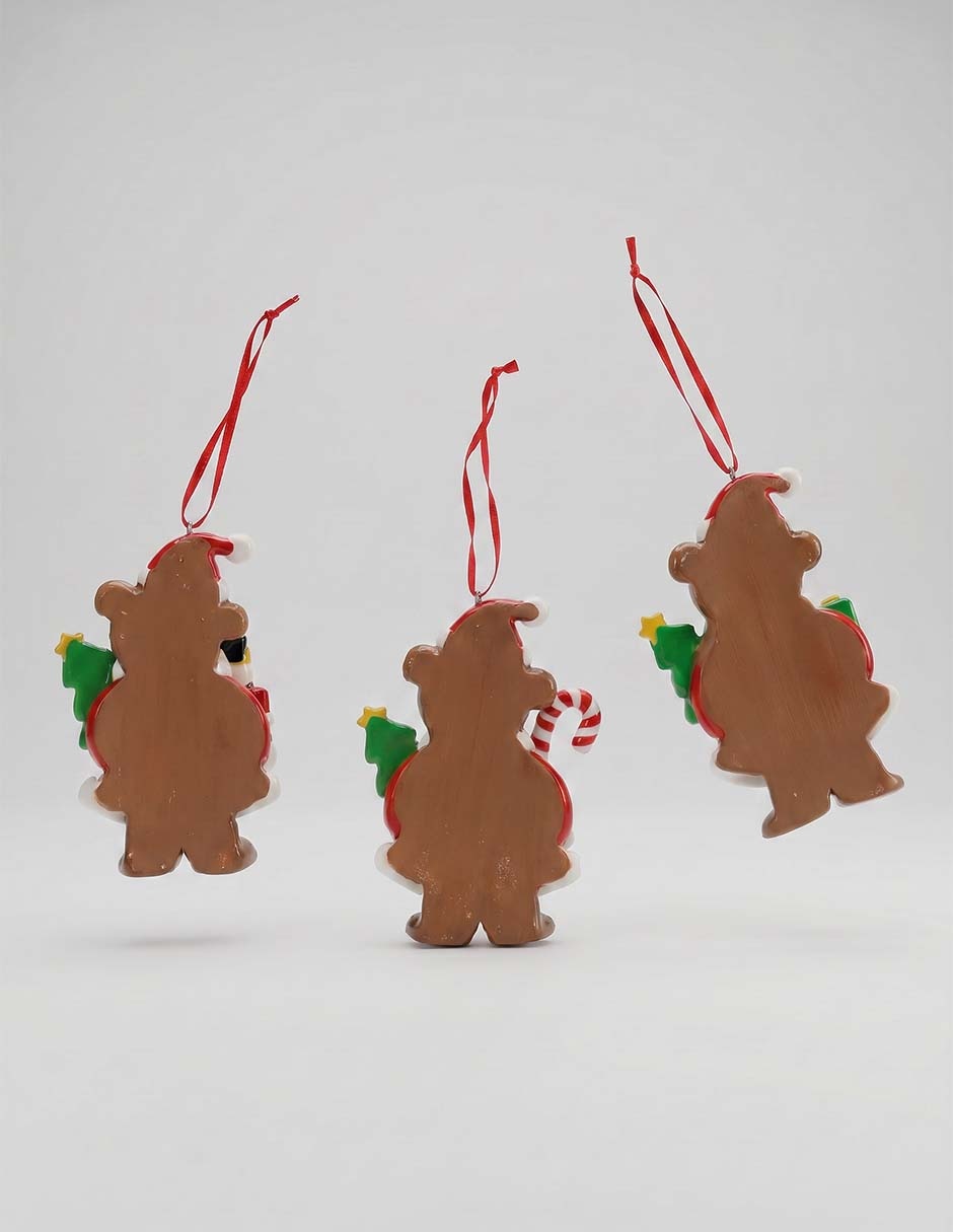 Set de ornamentos oso 4