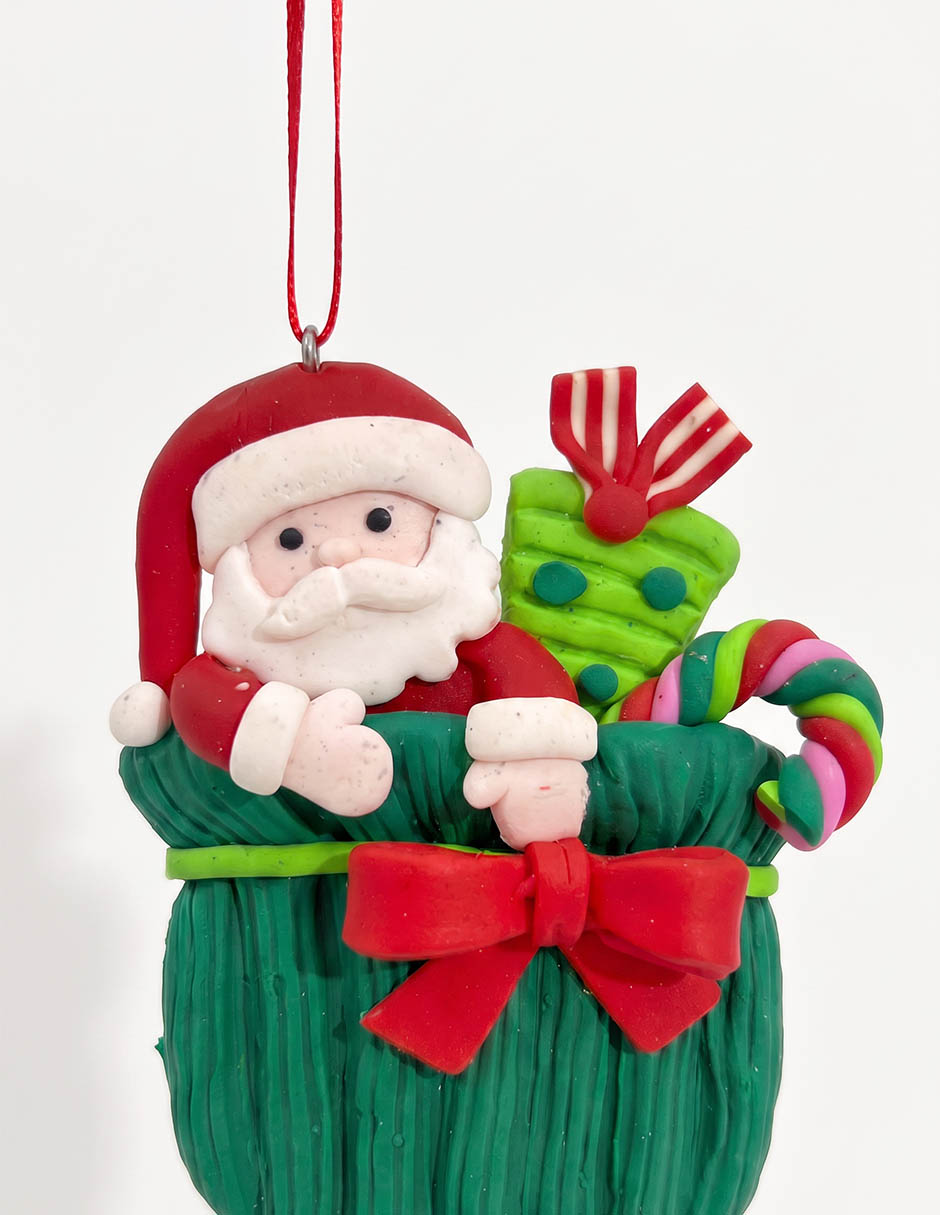 Ornamento santa claus 3