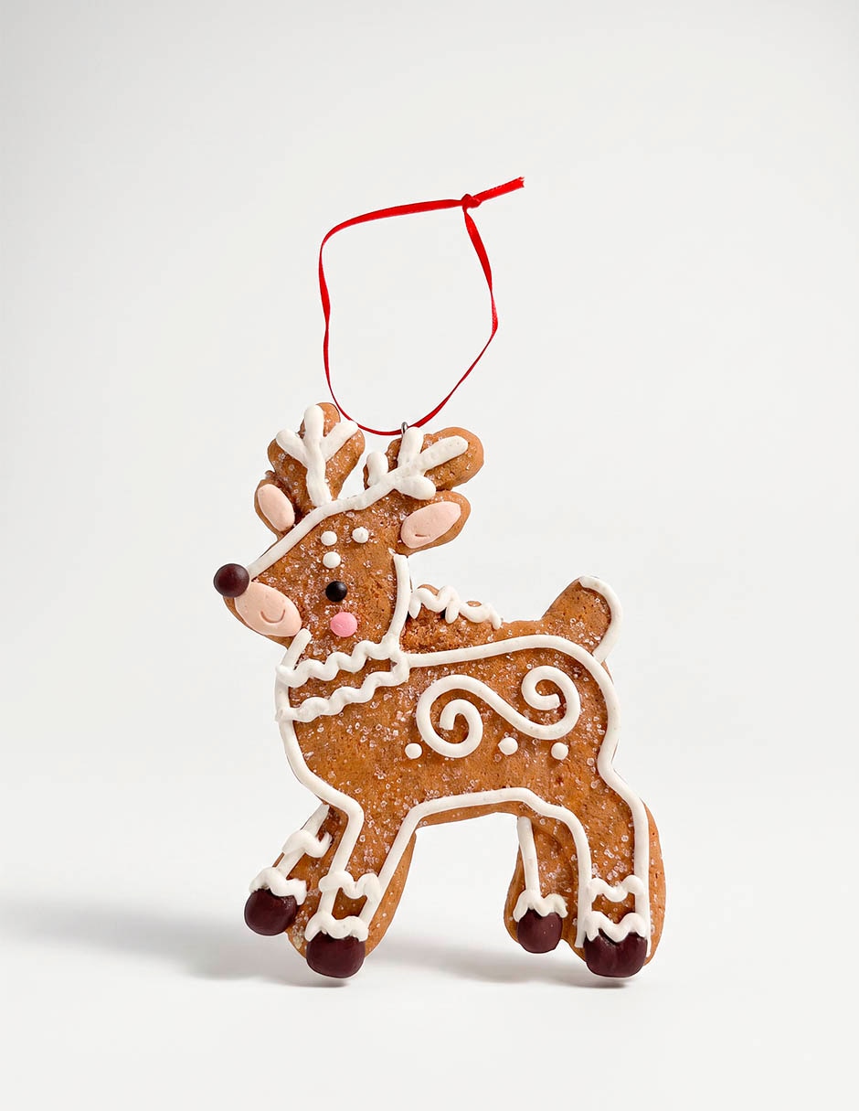Ornamento navideño reno 1