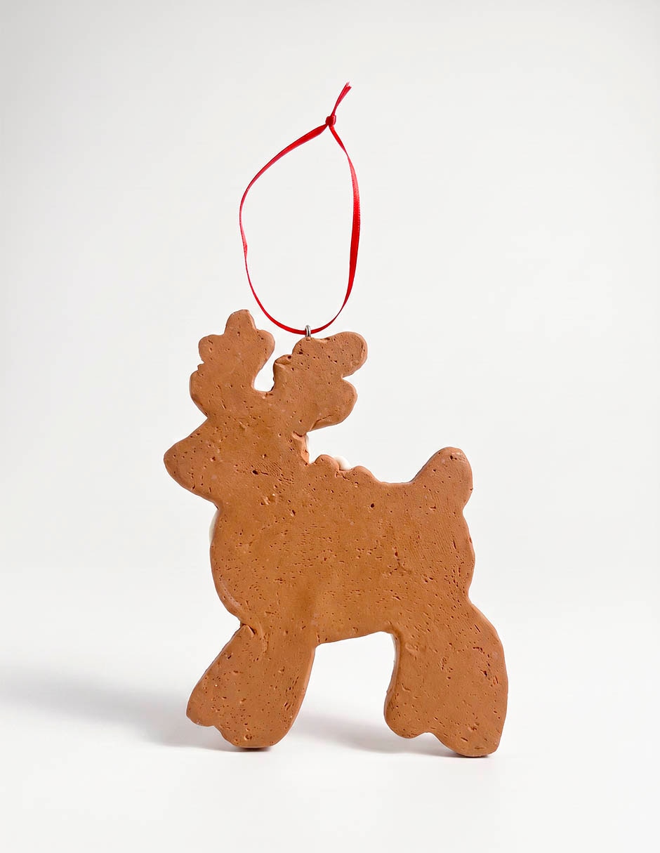 Ornamento navideño reno 2