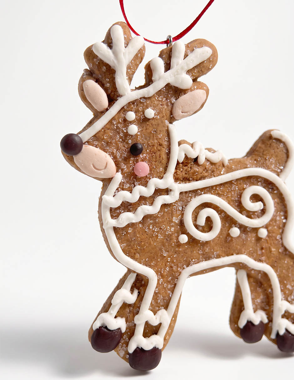 Ornamento navideño reno 3