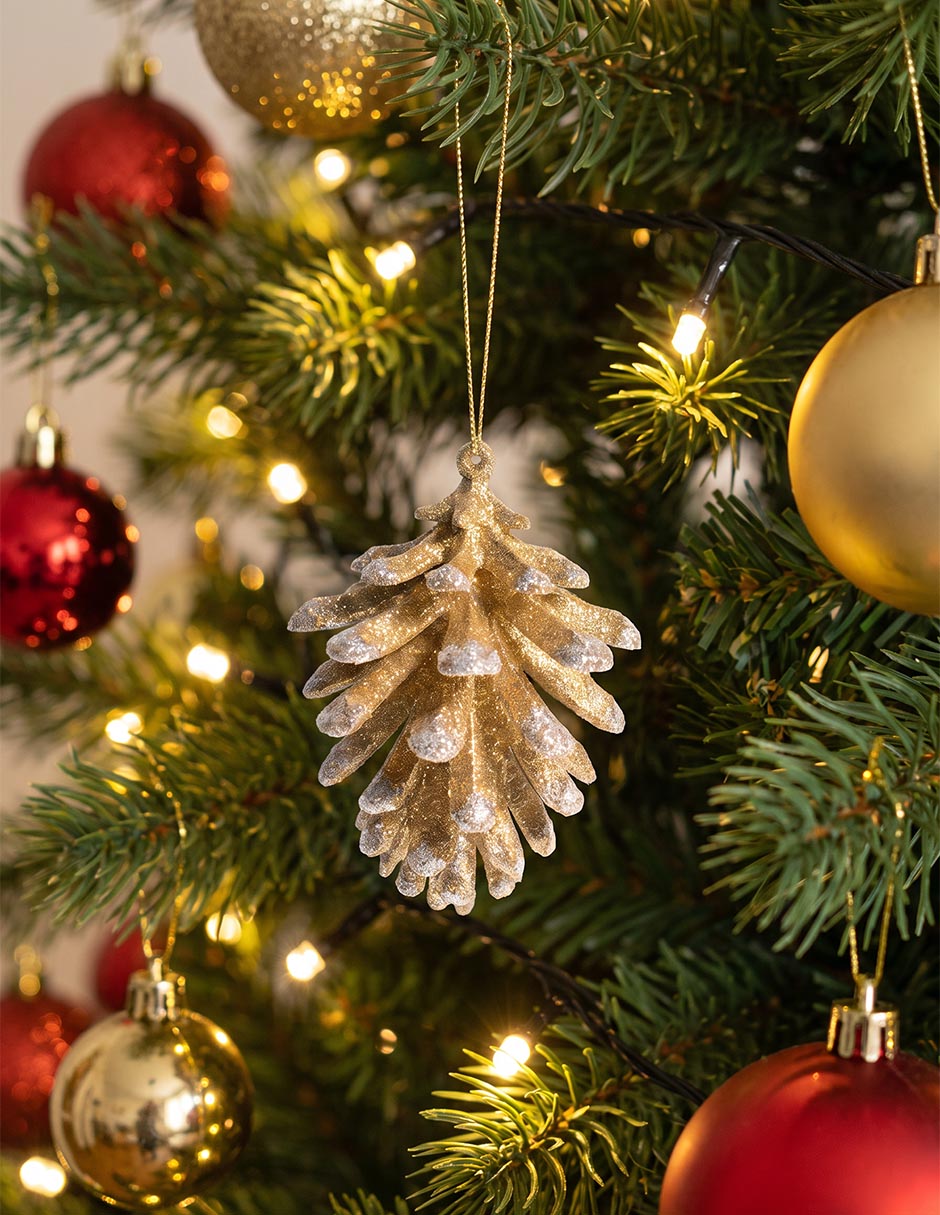 Ornamento navideño piña