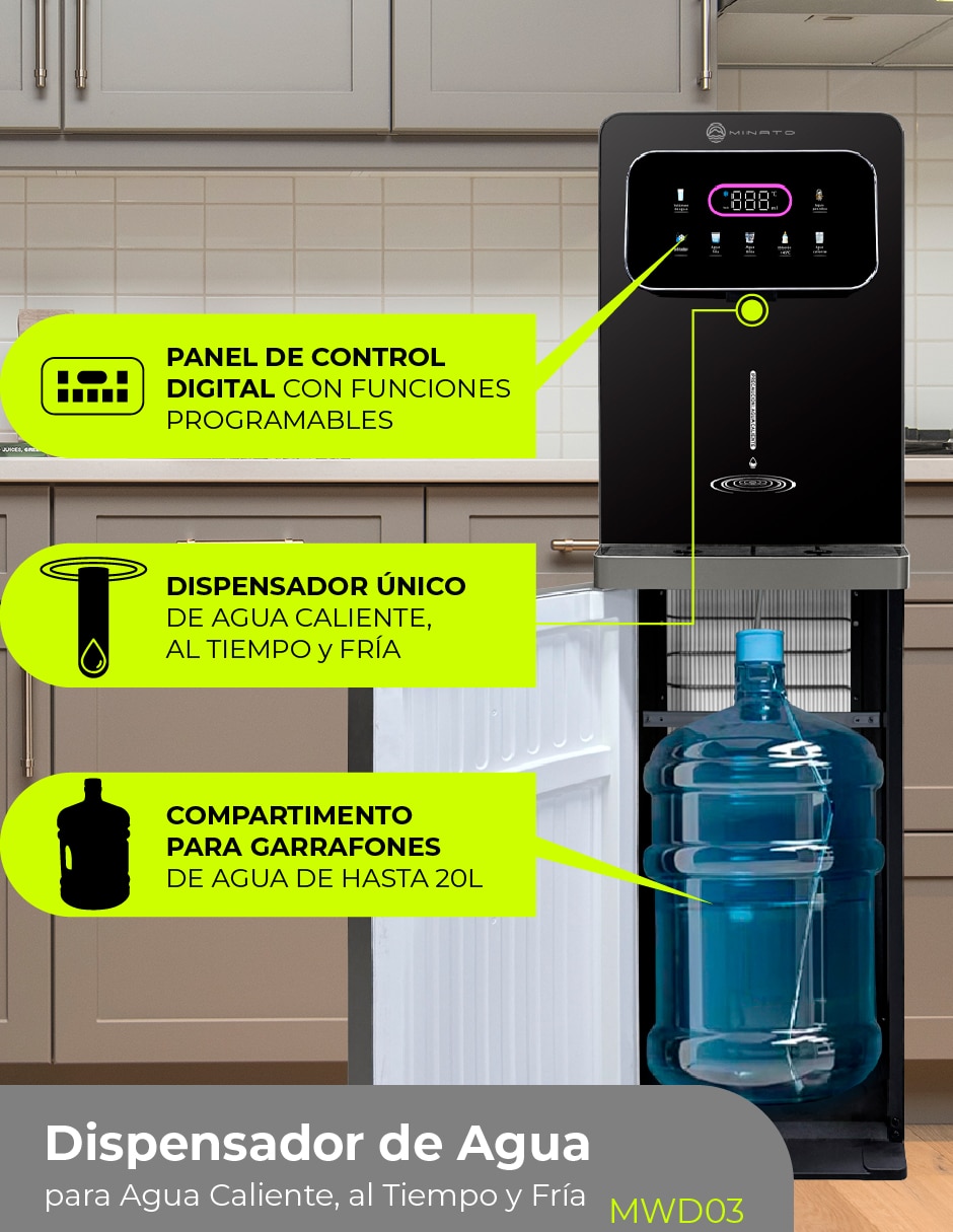 Dispensador de agua eléctrico MWD03 8