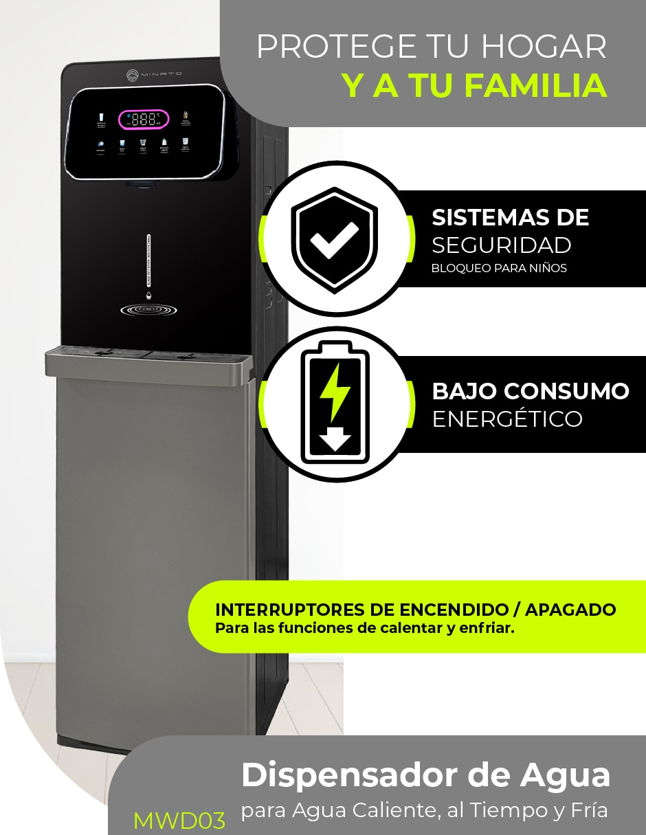 Dispensador de agua eléctrico MWD03 4