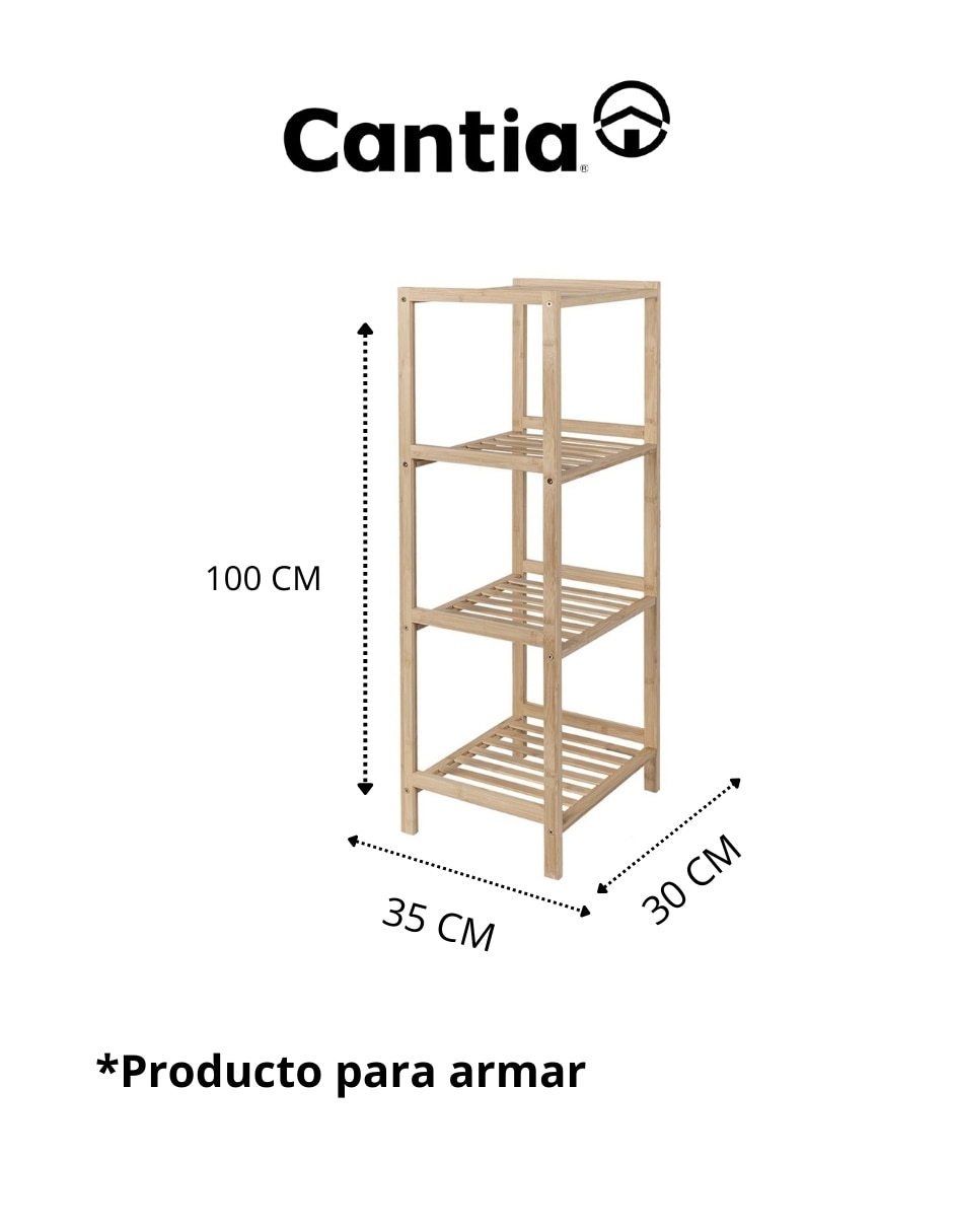 Estante de bambú Cantia Arnedo