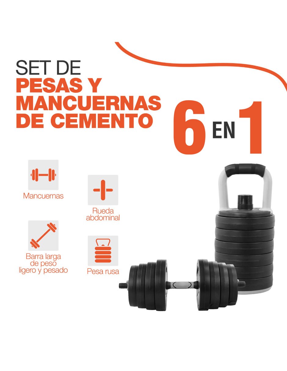 Kit mancuernas de peso variable Diferentes pesos 7