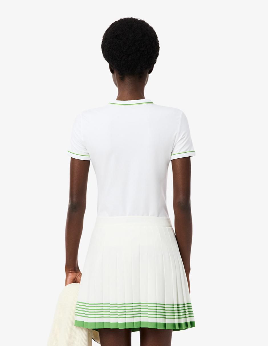 Playera manga corta Lacoste cuello redondo para mujer