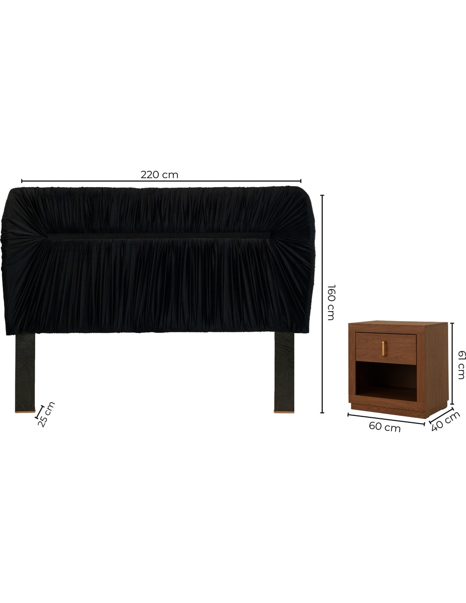 Set Recámara Umea de MDF 2