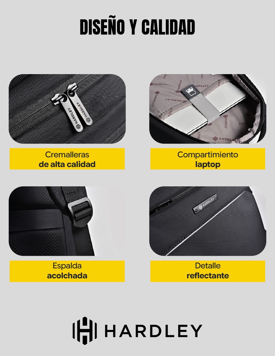 Mochila antirrobo Hardley Dubliin impermeable