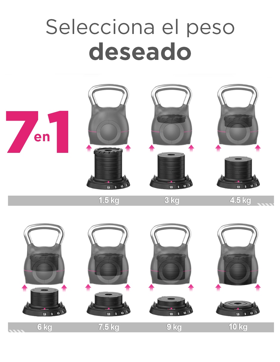 Mancuerna de peso variable Vanlig 10 kg