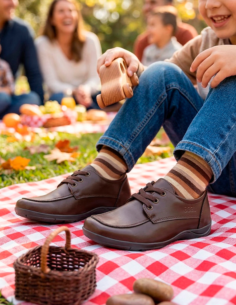 Zapato Trendy de piel para niño 6