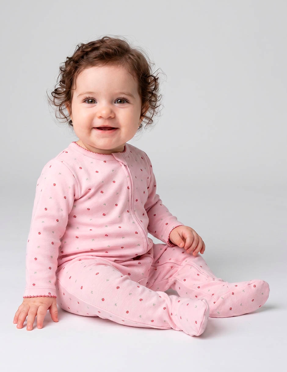 Mameluco de algodón para bebé niña