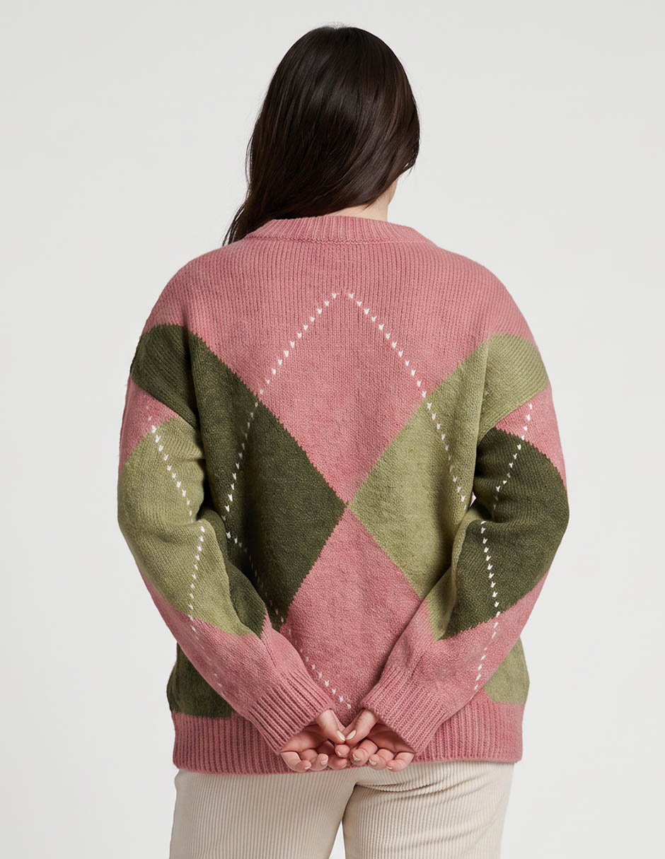 Suéter cuello redondo para mujer 2