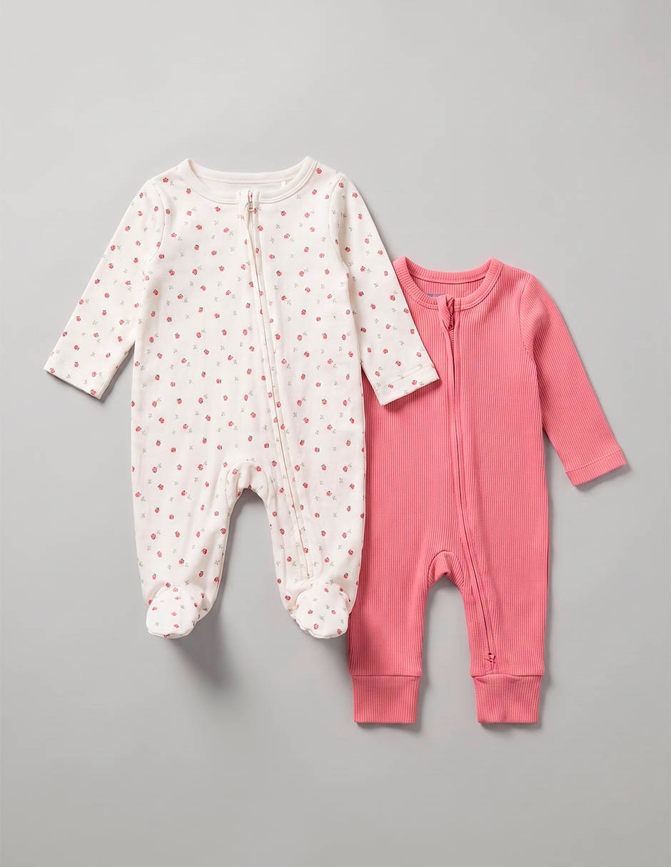 Mameluco de algodón para bebé niña