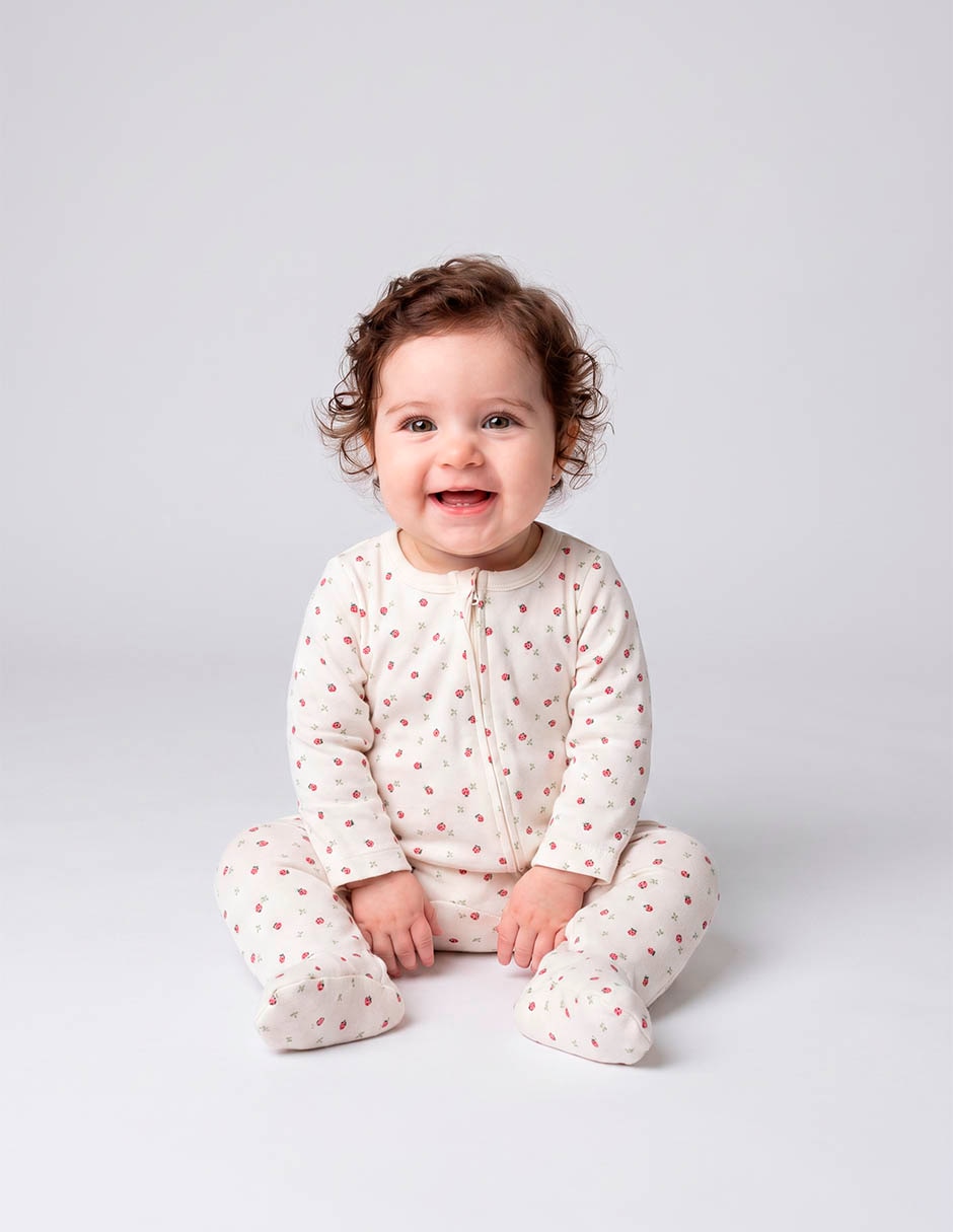 Mameluco de algodón para bebé niña 5