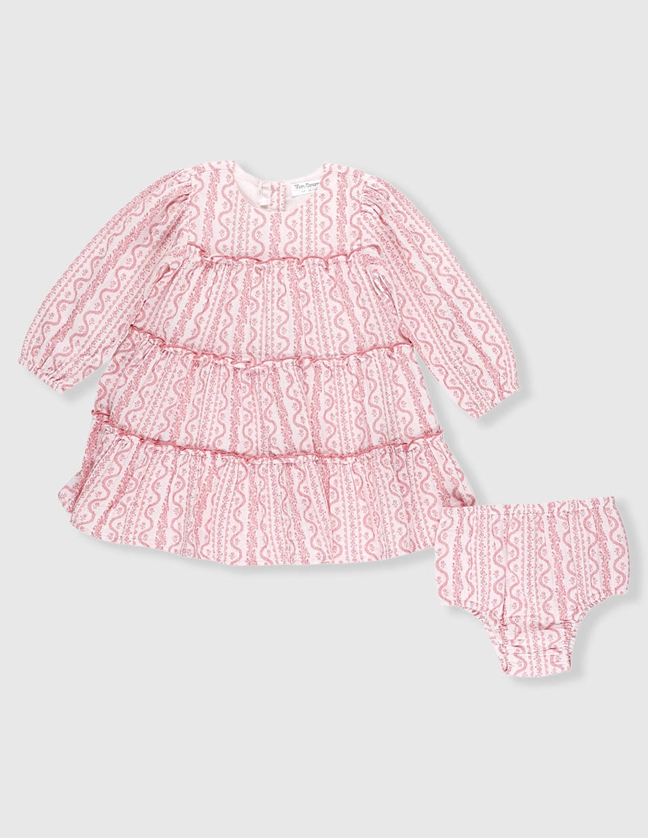 Vestido manga larga para niña 4