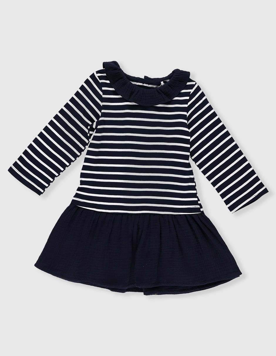 Vestido manga larga para niña 2
