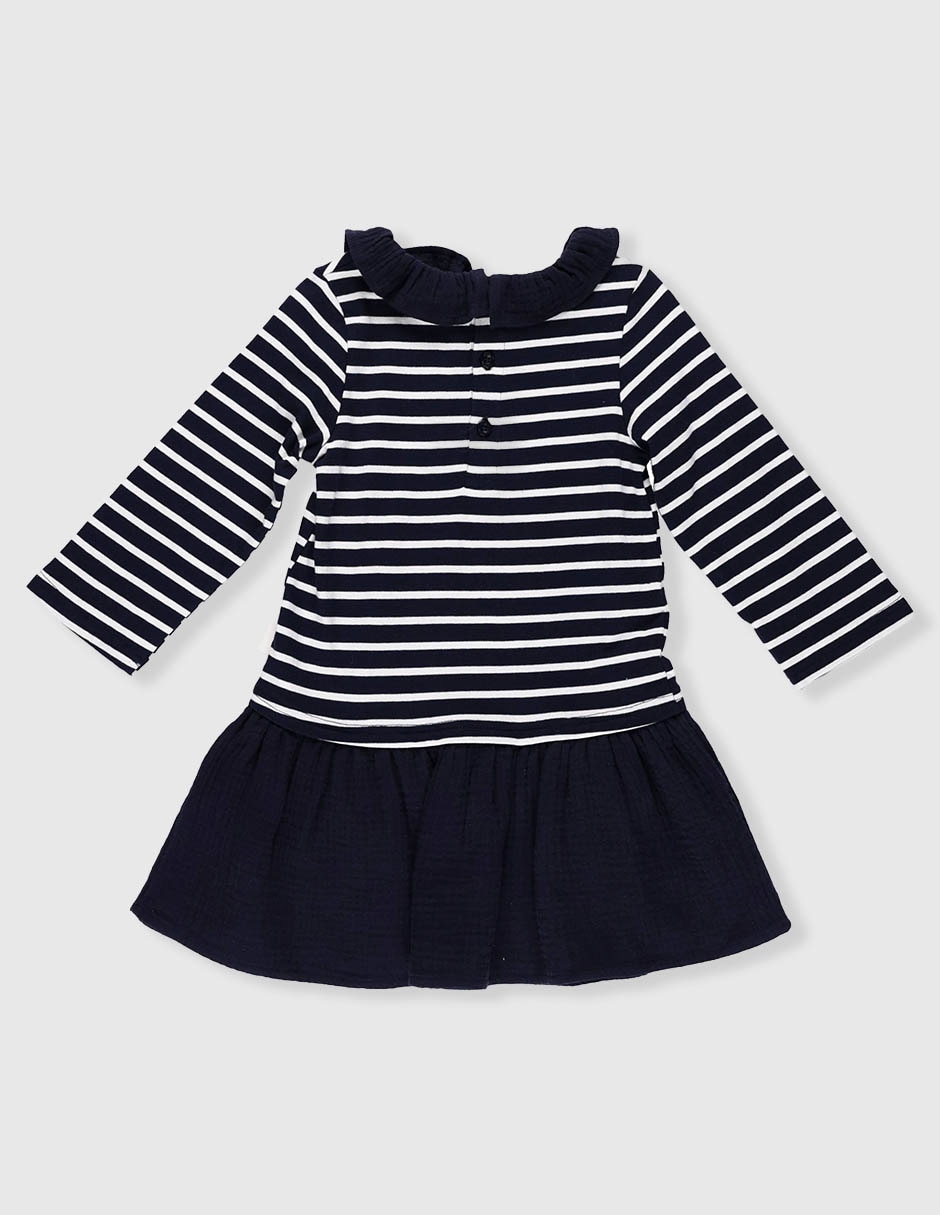 Vestido manga larga para niña 3
