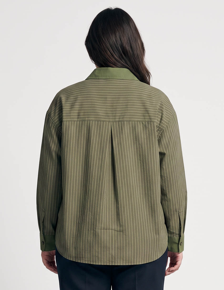 Blusa manga larga para mujer