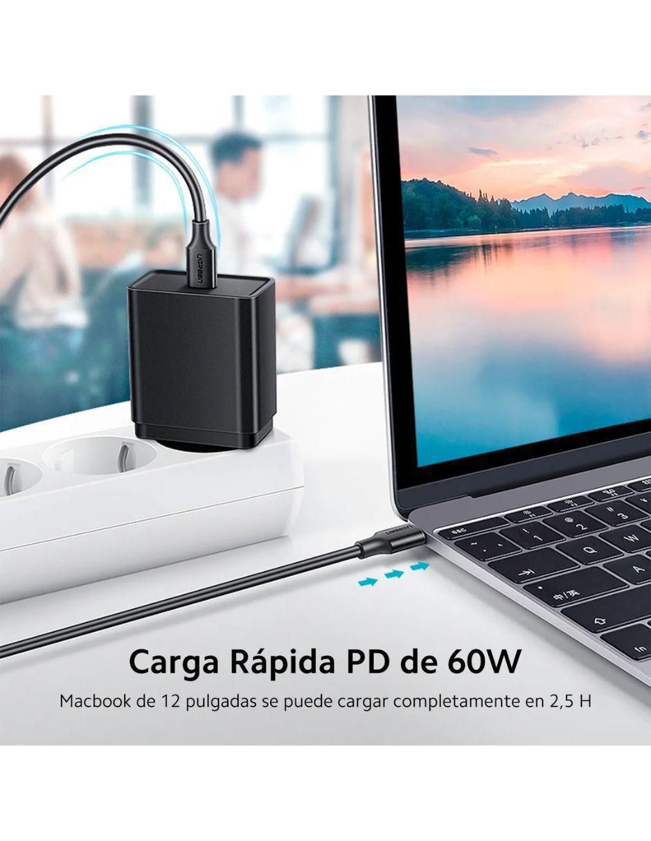Cable c usb c ugreen a tipo usb c de 1 m