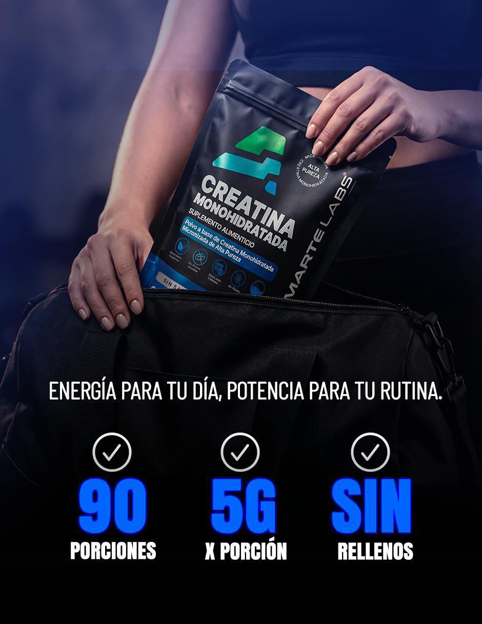 Creatina monohidratada de 450 g