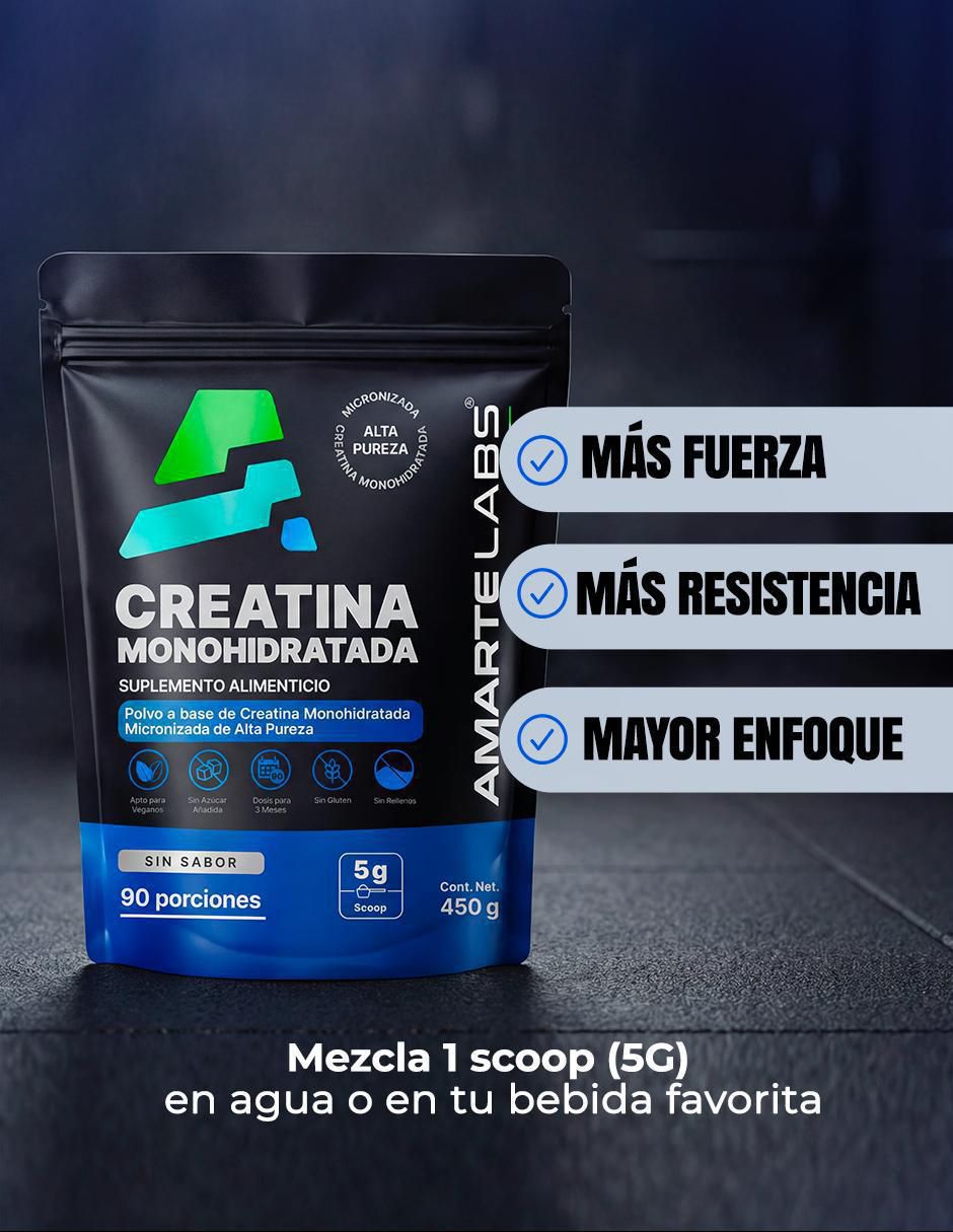 Creatina monohidratada de 450 g