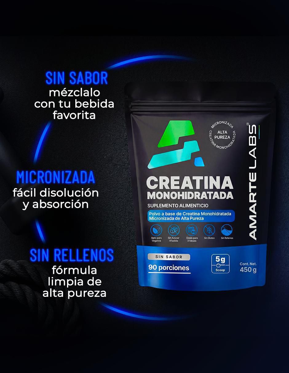 Creatina monohidratada de 450 g 5