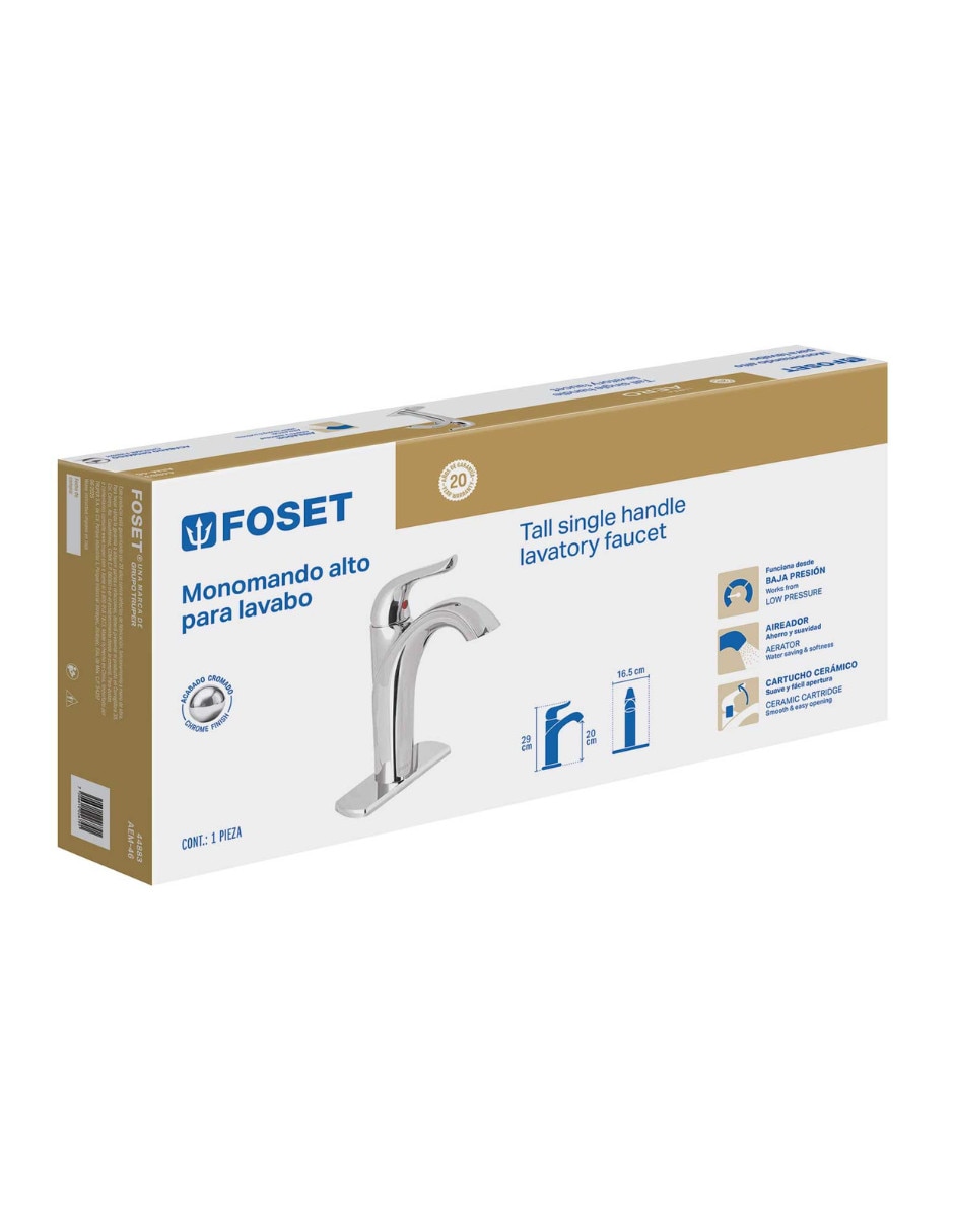 Monomando para baño Foset Aero