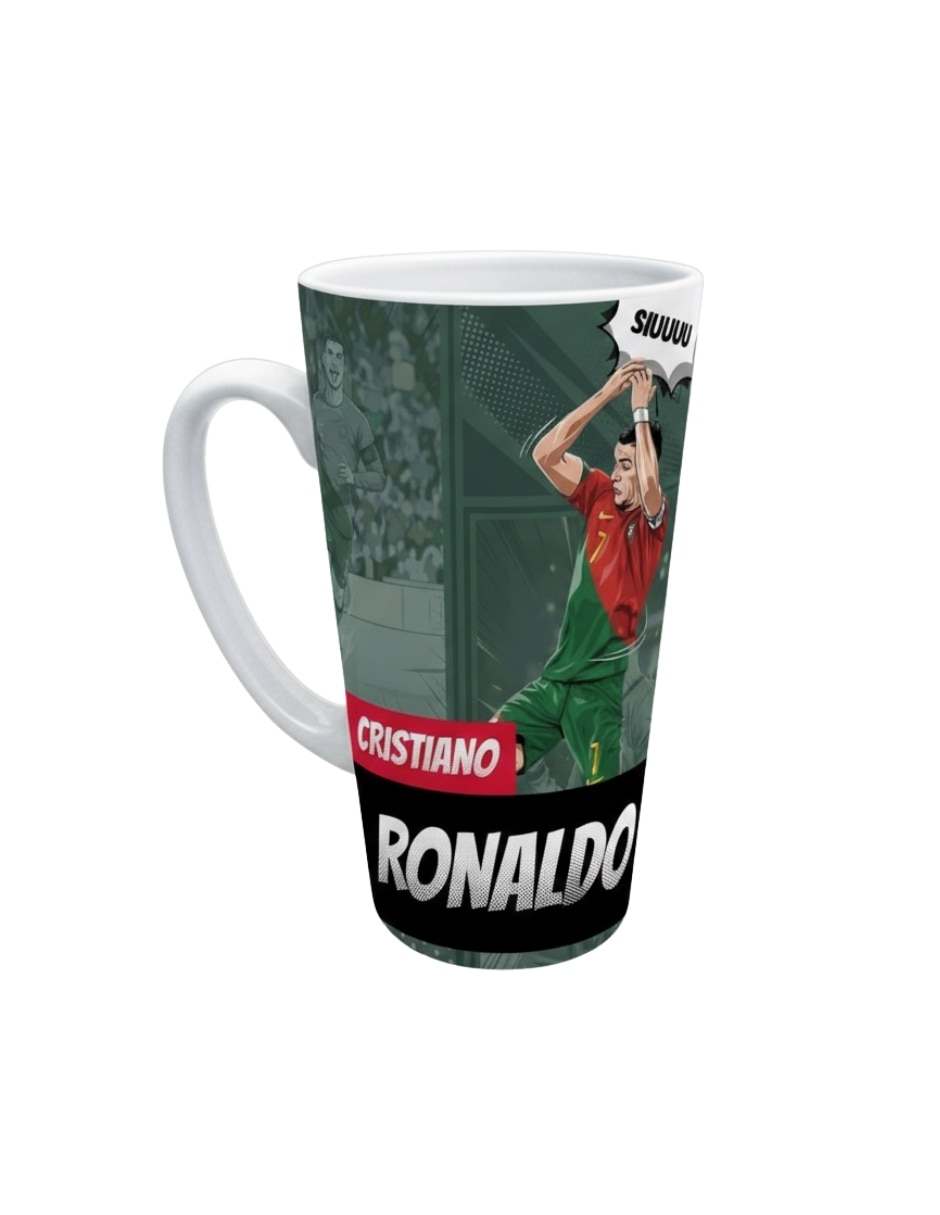 Set de tazas alargadas Cristiano El Bicho Ronaldo 2 piezas 5