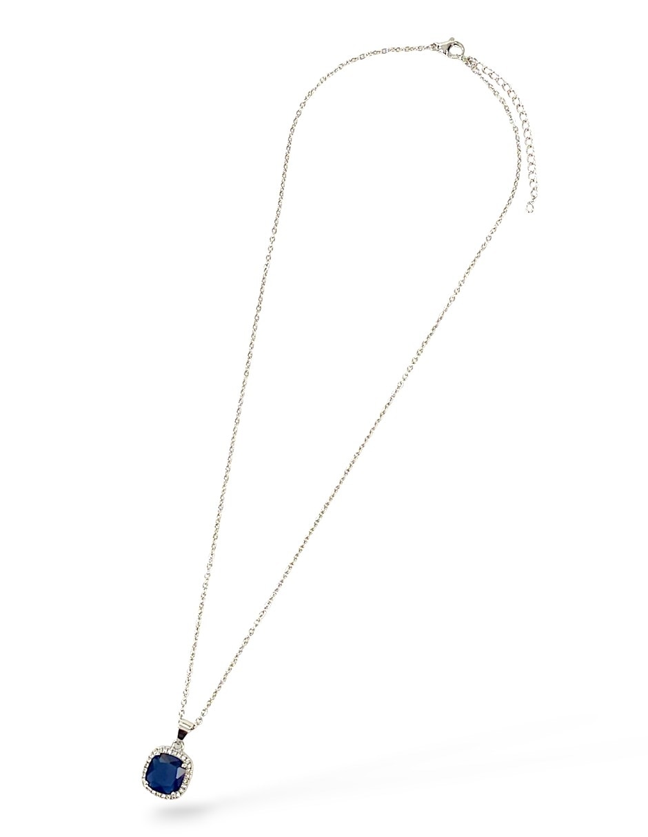 Aretes collar y anillo de (si aplica) Cuadrada GENERICO Sin familia o colección No aplica de Acero inoxidable Sin kilataje Zirconia