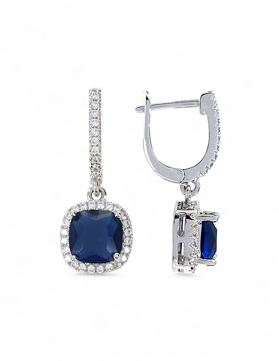 Aretes collar y anillo de (si aplica) Cuadrada GENERICO Sin familia o colección No aplica de Acero inoxidable Sin kilataje Zirconia