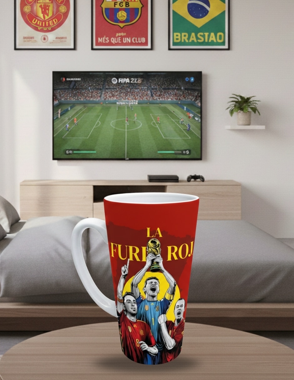 Set de tazas alargadas España 2 piezas 3