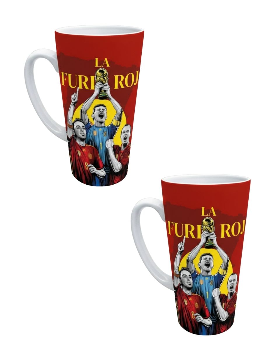 Set de tazas alargadas España 2 piezas Set de tazas alargadas España 2 piezas