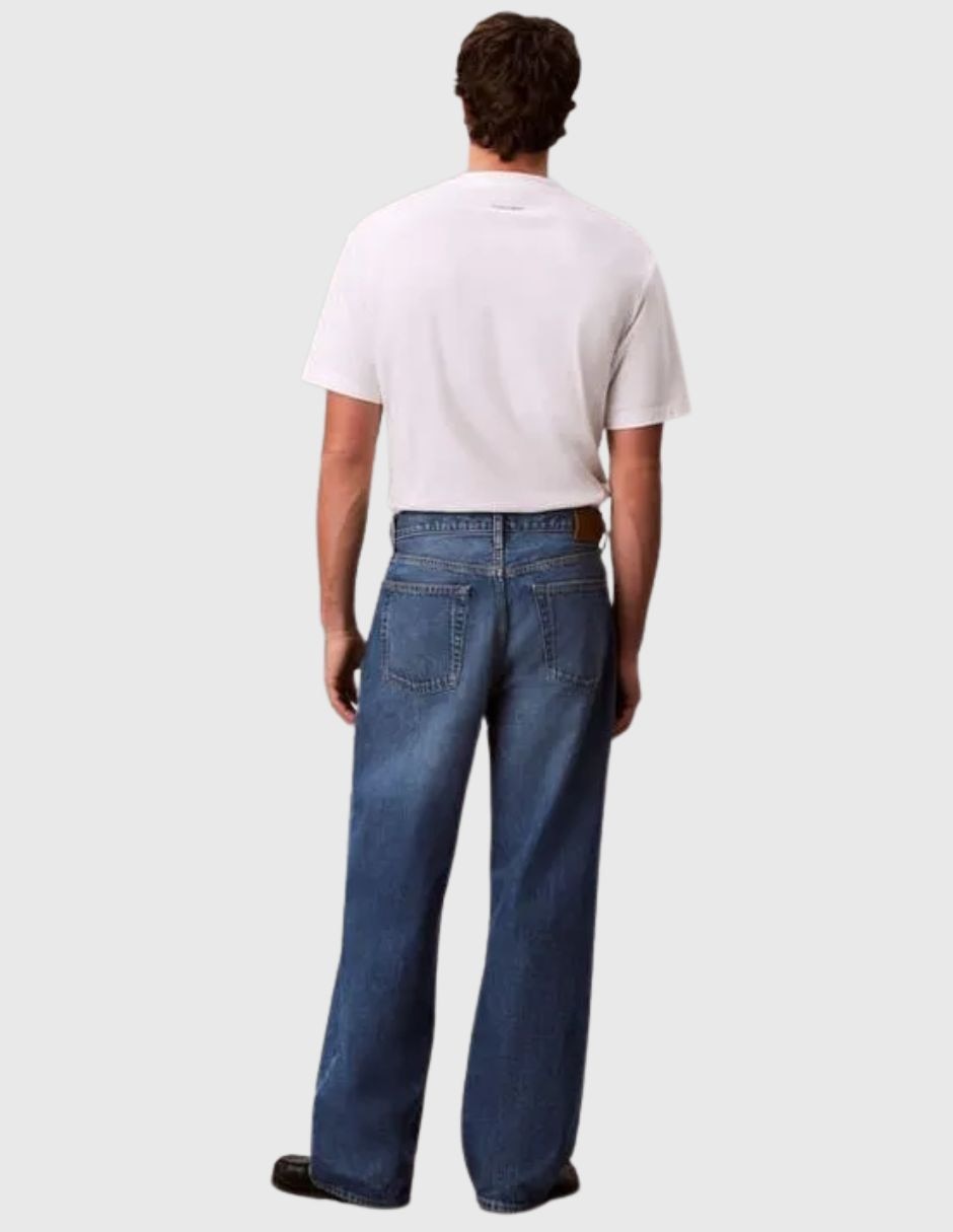 Jeans carrot deslavado para hombre 4