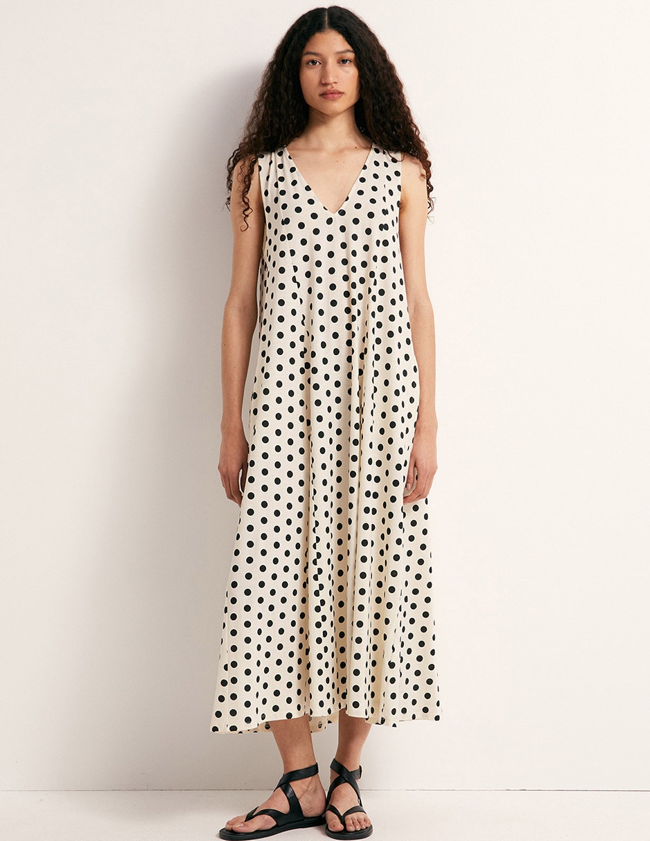 Vestido cropped casual para mujer