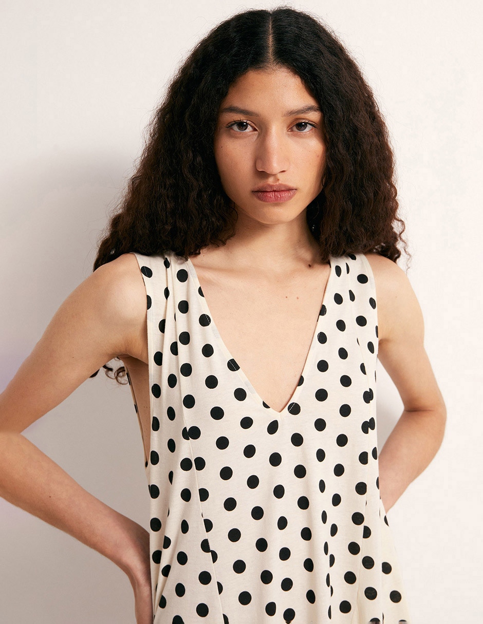 Vestido cropped casual para mujer 5
