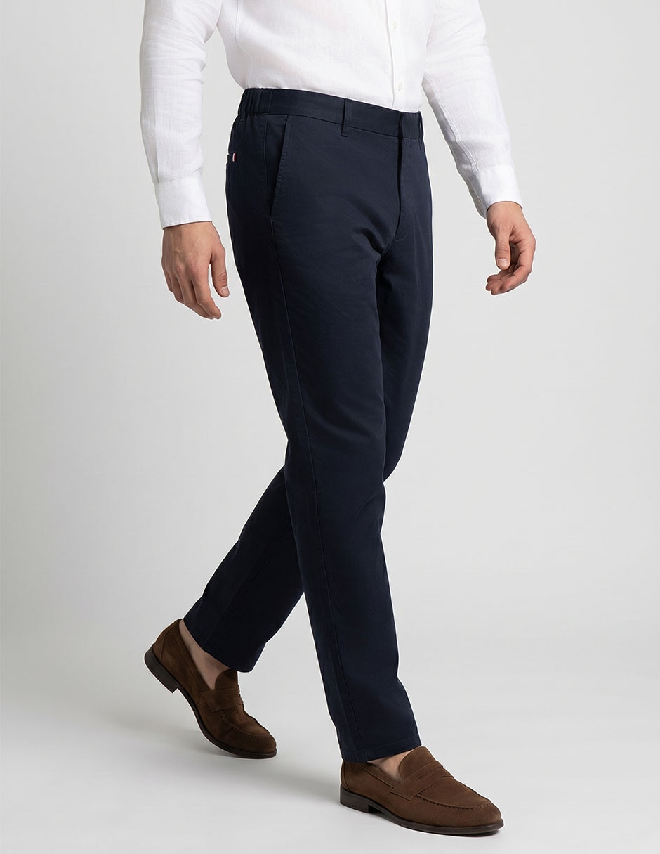 Pantalón business casual slim para hombre