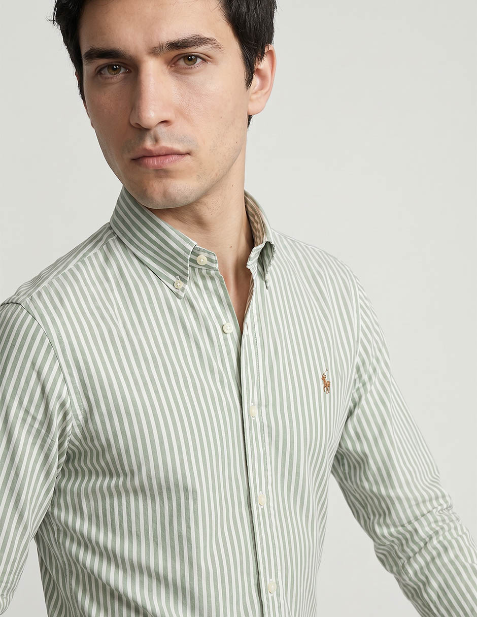 Camisa business casual ben sherman de algodón manga larga para hombre Camisa business casual ben sherman de algodón manga larga para hombre