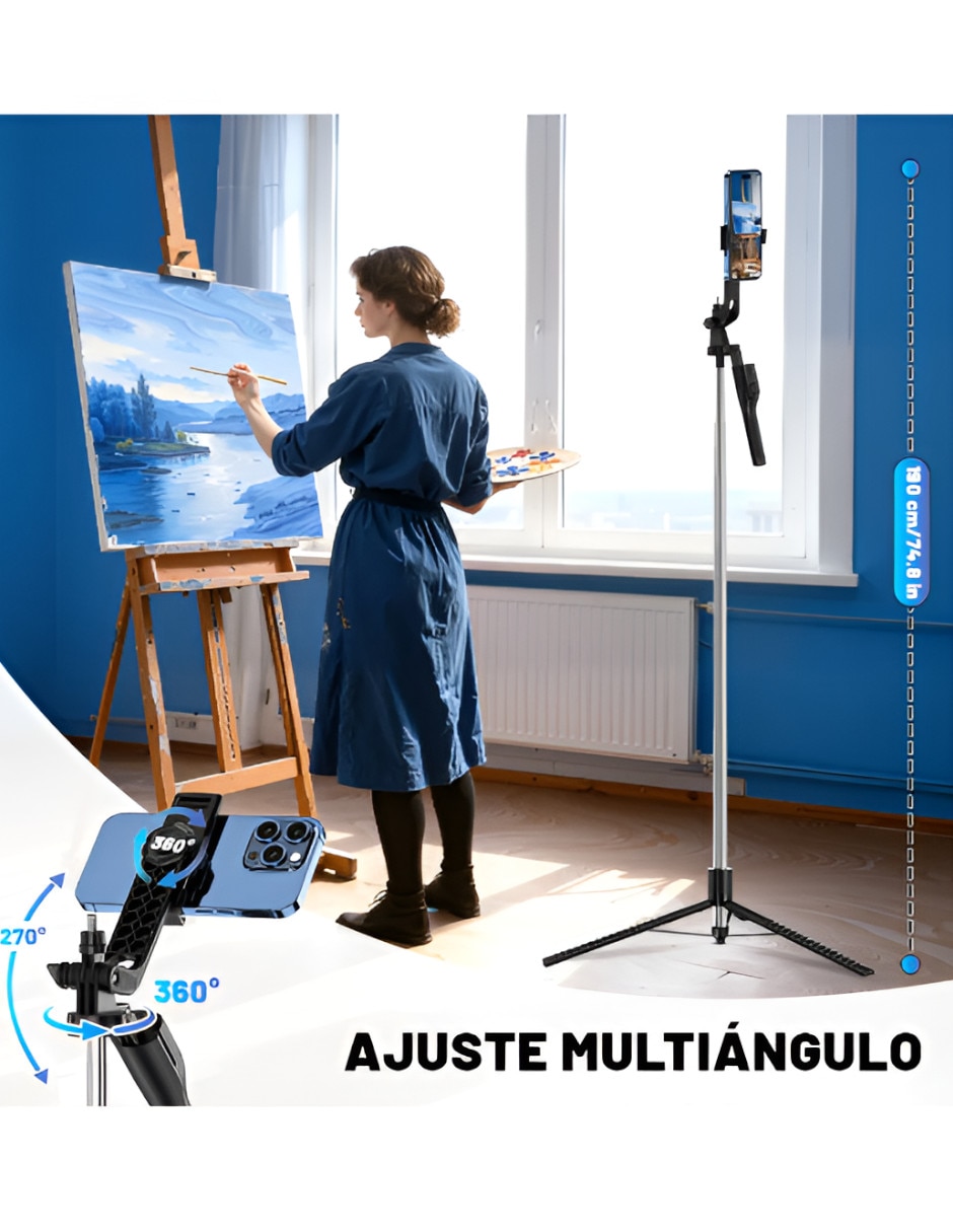 Selfie stick Xtellar XTLLAR6689 con control remoto