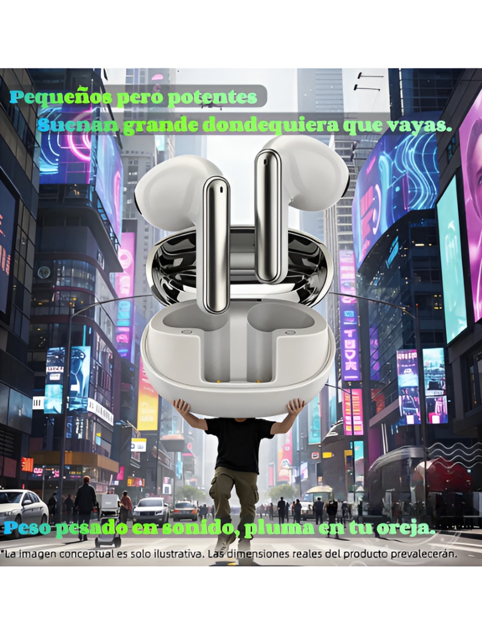 Audífonos In-Ear Xtellar XTLLAR7494 Inalámbricos con cancelación de ruido