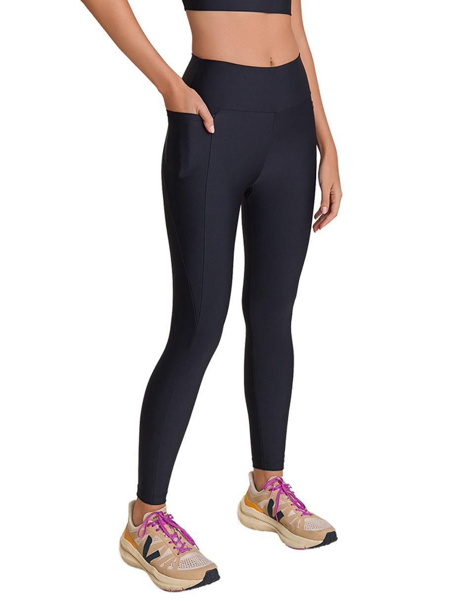 Legging a la cintura alta con elástico para mujer