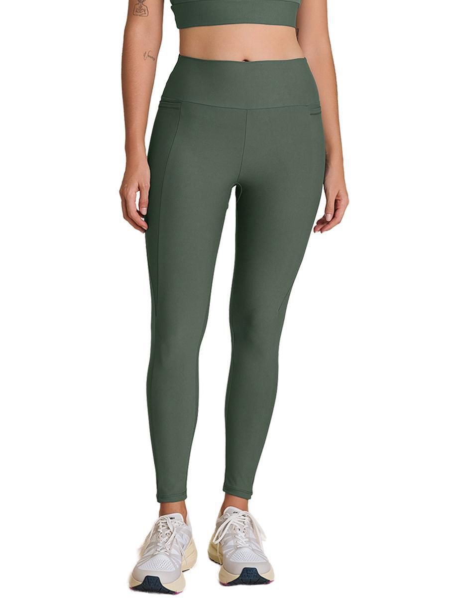 Legging a la cintura alta con elástico para mujer