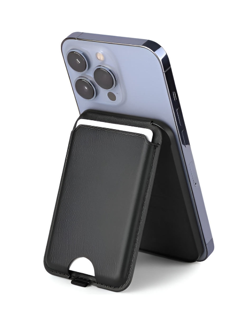 Tarjetero para celular cuero unisex 3