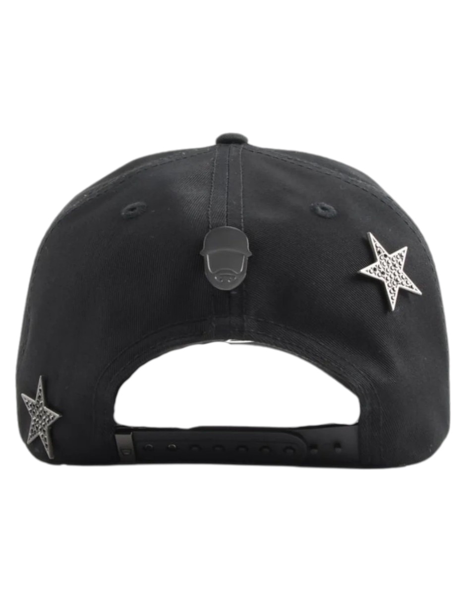 Gorra visera curva snapback casual Barbas Hats Dark Nebula para hombre
