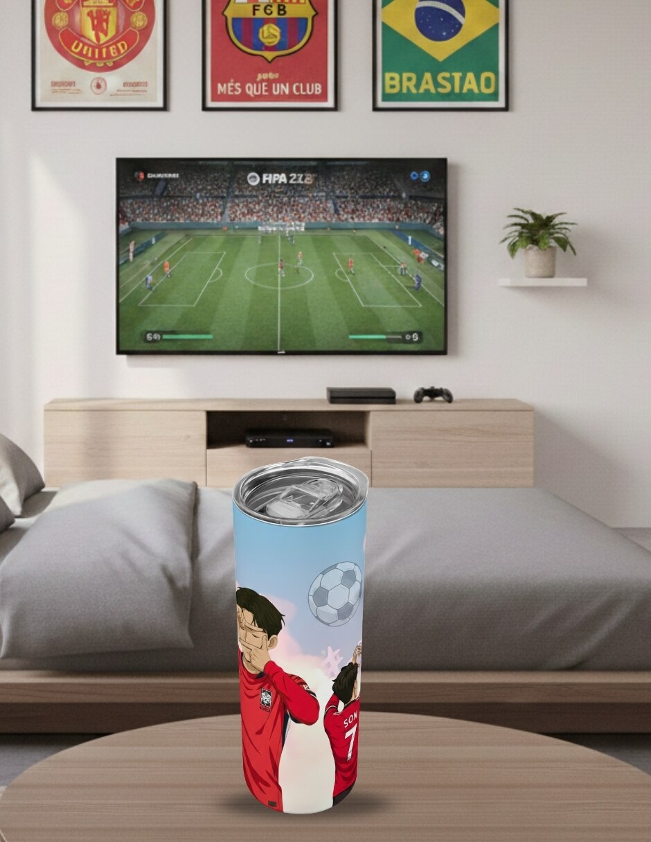 Set de termos de acero inoxidable con tapa a presión 590 ml 4